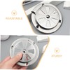 WOONEKY Modern Style Oven Air Vent Covers Stainless Steel Vent