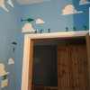 Calcomanías de pared para hombre del ejército, helicóptero, para niños,