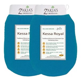 Zakias Morocco Original Kessa - Guantes Exfoliantes (2 Pieza