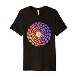 Degu Spiral Gradient Graphic Premium T-Shirt