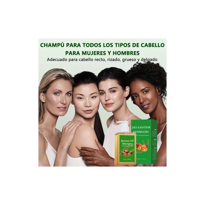 3pcs Champú De Aceite De Batana Con Extracto De Romero