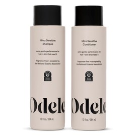 Odele Set De Regalo De Champú Y Acondicionador Ultrasensibles Sin Sulfatos Para Una Limpieza Extra Suave Y Todo Tipo De Cabello, 384 Ml Cada Uno