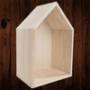 WooDeeDoo Medium Wooden House Shaped Display Shelf 20 x 13