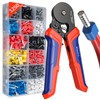 Crimping Pliers Set, Preciva Eight Sided Crimping Pliers 0.25-10mm², 1250