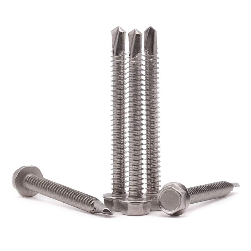 #14 x 3 (25 Pack) Hex Washer Head Self Drilling
