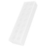 Clear Acrylic Vase Rectangular Elegant Centerpiece Flower Vase for Home