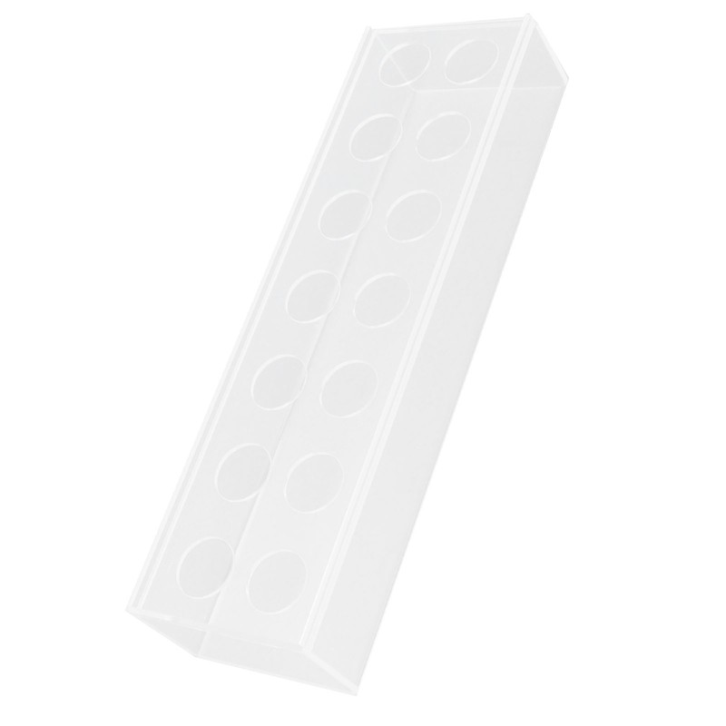Clear Acrylic Vase Rectangular Elegant Centerpiece Flower Vase for Home