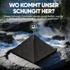 PURAJA Shungite Pyramid Original from Karelia Polished Contains Fullerenes with