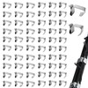 60Pcs Outdoor Light Clips,Galvanized Clips for Hanging Outdoor Lights,Christmas Lights