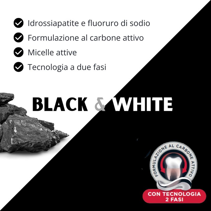 LACALUT Black & White Teeth Whitening Professional Teeth Whitener Remineralizes