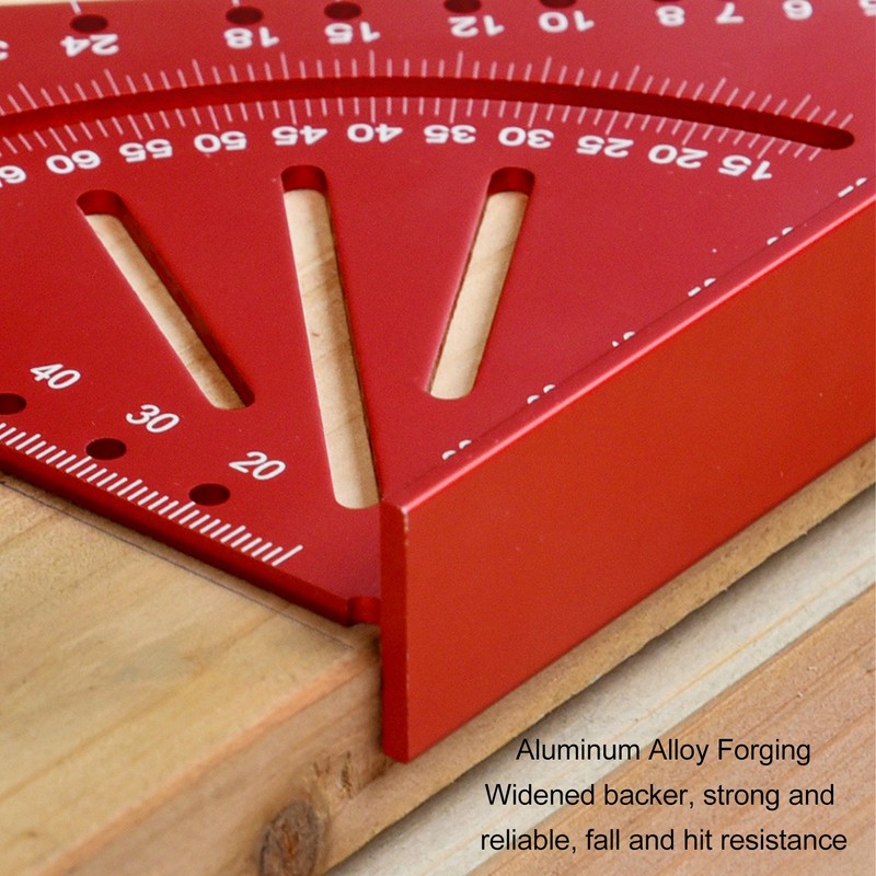 7 Inch 90 Degree Rafter Square Protractor Aluminum Alloy Woodworking