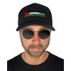 No Face No Name Baseball Cap Free Palestine in Black