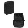 Mil-Tec Multipurpose Belt Bag with Velcro Back, black