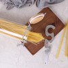 KKC HOME ACCENTS Glass Pasta Storage Container with Measuring Tool,Glass