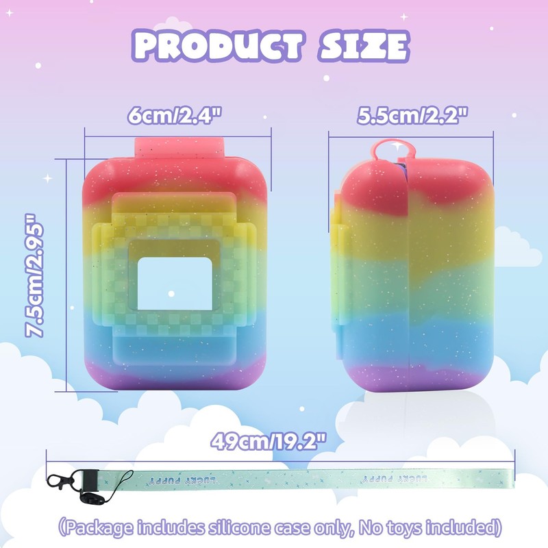 JAYOBGO Silicone Cover Case for Bitzee Interactive Toy Digital Pet,