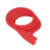 KNOG Party Coil Cable Key Lock, Light Red, 10mm x