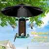 iBorn Bird Feeder Squirrel Guard, Chew-Proof PC Oversize Squirrel Baffle