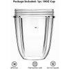 18oz Replacement Cup Compatible with Nutribullet Blender600W/900w/1000W/1200W Series,Blender Juicer Mixer