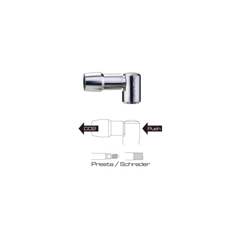 Birzman CO2 Dispenser E-Grip 16 g Silver BM13 Li-Po AZC02