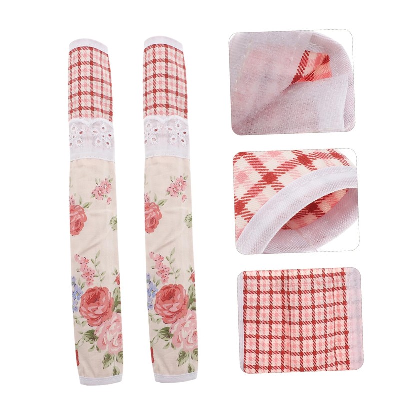 jojofuny 1pair Refrigerator Door Handle Stylish Protective Gloves for Kitchen