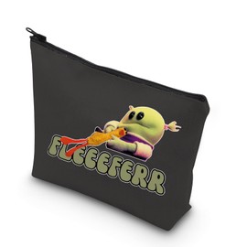 TSOTMO Funny Meme Gift Fleeeferr Makeup Bag Wonderful Girl Gift Cartoon Princes Gift for Mom Sister (BLK-Fleeeferr Bag CA)