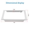 W10861519 Refrigerator Shelf Frame (Without Glass) Crisper Pan Cover For