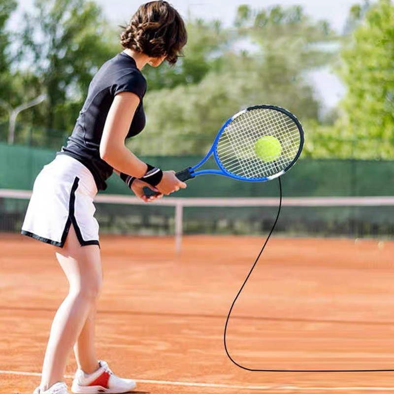 2Pcs Practice Tennis Training Ball String Self-Study Elastic Tennis Training