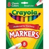 Crayola Classic Markers, Broad Line 8 ea (Pack of 2)