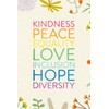 Subscription Tracker Notebook: Peace Love Inclusion Equality Diversity Human Rights