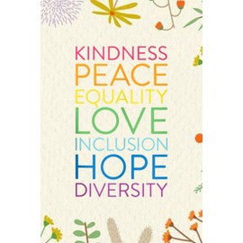 Subscription Tracker Notebook: Peace Love Inclusion Equality Diversity Human Rights