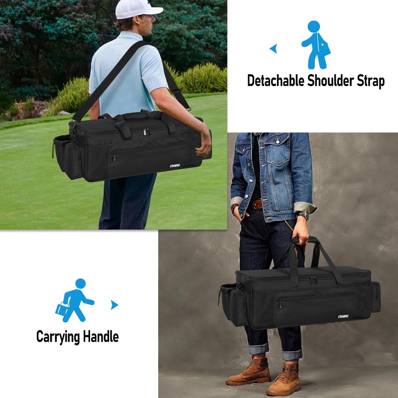 Disc Golf Storage Bag 25 X 10.2 X 10.2 Inch