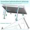PARTSEE Solar Panel Bracket Centre Clamps 35 mm, Pack of