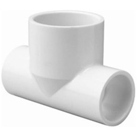 Tee, 1-1/2x2 In, SlipxSlipxSlip
