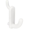 Hikari Light Resin Hooks for Punching Boards, White, Pack of