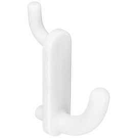 Hikari Light Resin Hooks for Punching Boards, White, Pack of 10