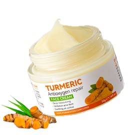 Turmeric Face Cream - Anti Aging Cream For Radiant&Glowing Skin - Dark Spot Corrector Remover For Face - Natural Turmeric Cream Skin Care - Moisturizing Erase Fine Lines, Brightening, Firming