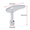 Antrader Triangle Spanner Key, Matel Triangular Lock Keys Socket Universal