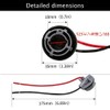 HUIQIAODS S25 Single Turn Signal Headlight Tail Lamp Socket 1156