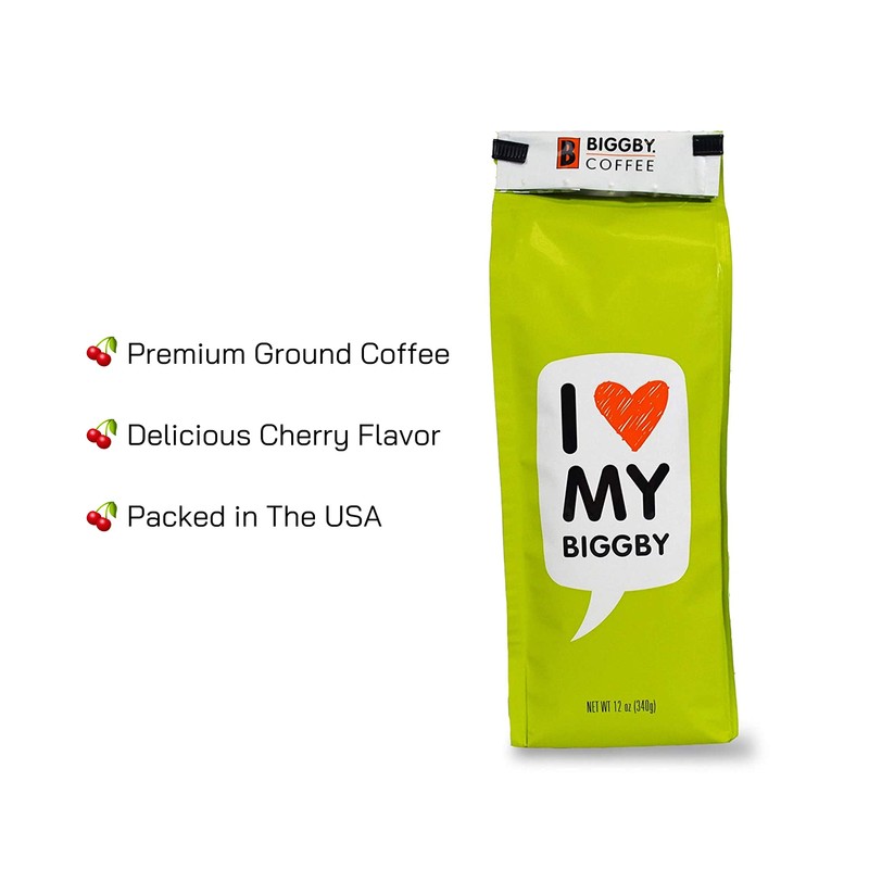 BIGGBY COFFEE Ground Roasted Coffee | Medium Roast Michigan Cherry