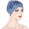 Womens Stretchy Cotton Chemo Cap Hats Headwear (AU, Alpha, One