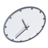 Wooden Wall Clock Silent Non Ticking Round Clock with Hook