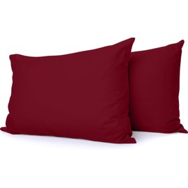 Cotton Delight King Pillow Cases Set of 2 Burgundy 100% Natural Cotton 800 Thread Count Pillowcases Premium Burgundy Cotton Pillowcases, King Pillowcase Pillow Covers, 20 x 40 inch
