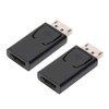 Adaptador DP a HDMI, Puerto de Pantalla 2PCS Convertidor de