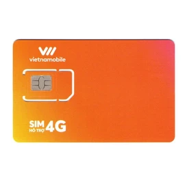 Vietnamobile Vietnam Prepaid SIM, 4G, 3G, 20-Day Use, 80GB Data Capacity