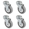 Amig Set of 4 Furniture Castors Model 2504 with Hole