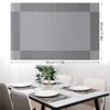 ISIYINER Place Mats, Set of 6, Non-Slip, Washable, PVC, Tear-Resistant,