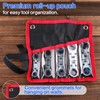 SPEEDWOX 5Pcs Double Box End Flex Head Ratcheting Wrench Flex-Head