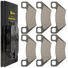 Caltric Brake Pads for Arctic Cat 400 Trv 4X4 2Up Fis 2005-2010 Front Rear Brakes