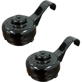 Tea Kettle Lid Replacement - Café Brew Brand Glass Stove Top Whistling Tea Kettle, Fits Model #WK112 Kettle Only (2-Pack)