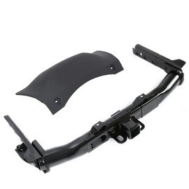 2'' Trailer Tow Hitch Receiver W/Cover Bezel & Hardware Compatible with 2014-2019 Dodge Durango Replacement for 82214135AB (2 Packages)